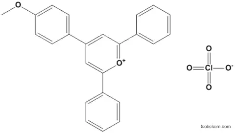 Molecular Structure of 2970-08-3 (Pyrylium, 4-(4-methoxyphenyl)-2,6-diphenyl-, perchlorate)